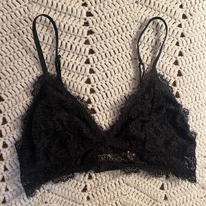 Colsie Lace Black Bralette Small